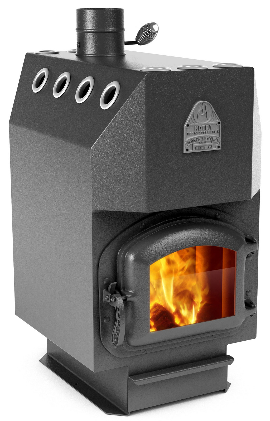 Печь длительного горения Бренеран АкваТэн АОТВ-14 тип 02 газогенераторная с теплообменником